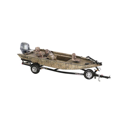 Jon boat com motor de popa - MV1860 AW SC - Alumacraft - com console lateral / de pesca esportiva / em alumínio
