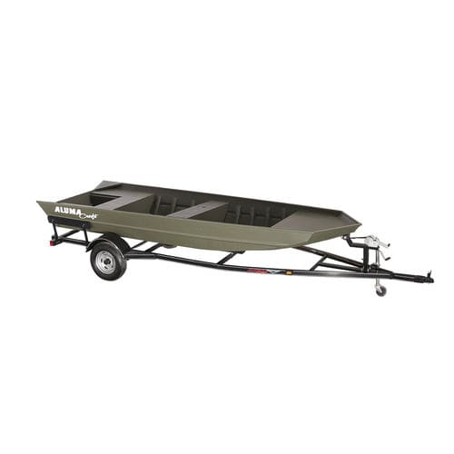 Jon boat com motor de popa - MV 1648 - Alumacraft - de pesca esportiva / em alumínio / máx. 4 pessoas