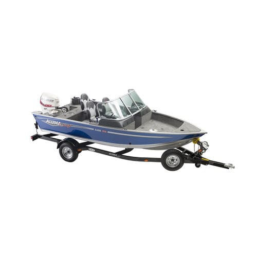 Bay boat com motor de popa - CLASSIC 165 SPORT - Alumacraft - com console dupla / de pesca esportiva / em alumínio