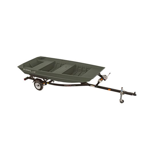 Jon boat com motor de popa - 1448 - Alumacraft - de pesca esportiva / em alumínio / máx. 5 pessoas