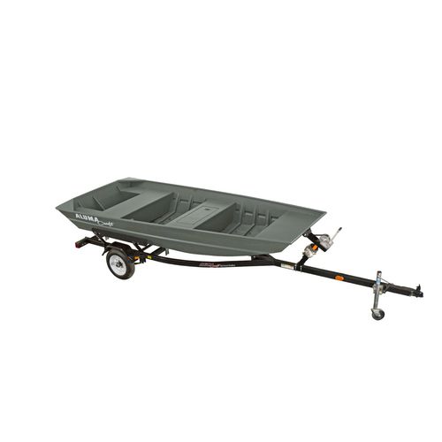 Jon boat com motor de popa - 1442 - Alumacraft - de pesca esportiva / em alumínio / máx. 3 pessoas