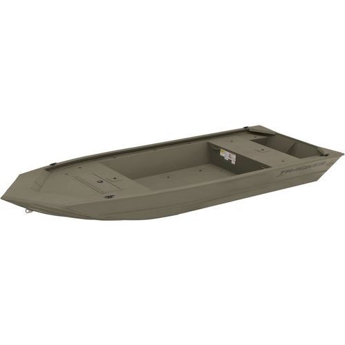 Jon boat com motor de popa - GRIZZLY® 1648 - Fisher - open / de caça / de pesca esportiva