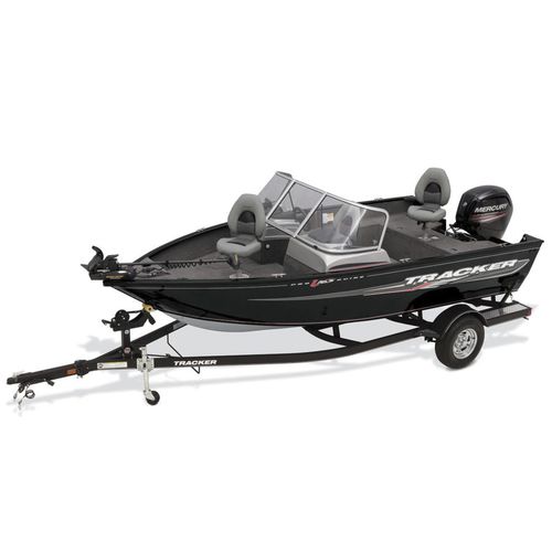 Bay boat com motor de popa - Pro Guide™ V-165 WT - Tracker - com console dupla / de pesca esportiva / em alumínio