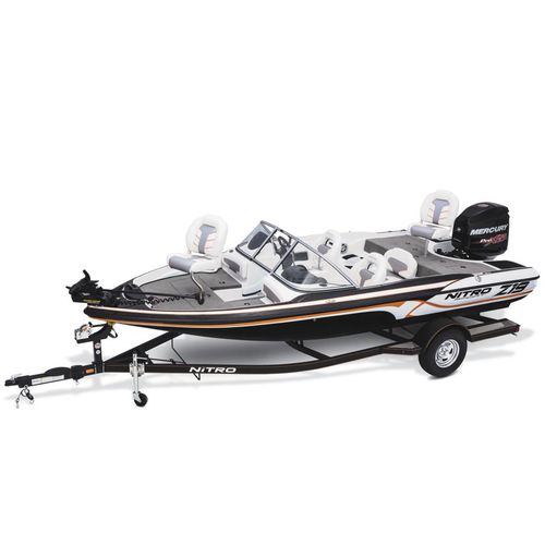 Bass boat com motor de popa - Z19 Sport - Nitro - com console dupla / máx. 5 pessoas