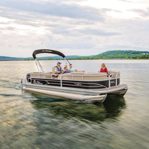Pontoon boat com motor de popa - ARTY BARGE® 22 RF DLX - Sun Tracker - máx. 11 pessoas