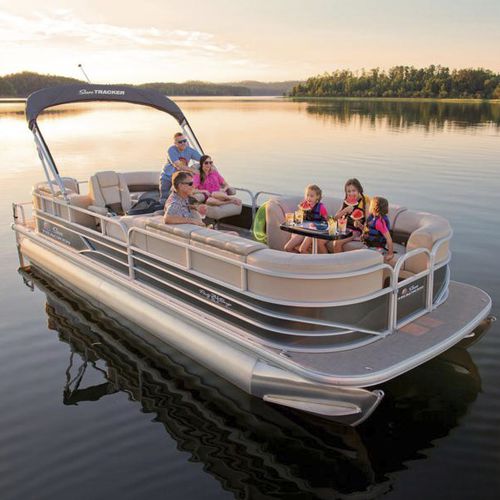 Pontoon boat com motor de popa - PARTY BARGE® 24 DLX - Sun Tracker - máx. 12 pessoas