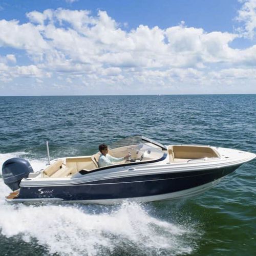 Lancha de proa aberta com motor de popa - 215 Dorado - Scout Boats - com console dupla / bowrider / open