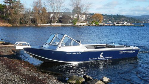 Lancha de proa aberta hidrojato - 25' SUPER SPORT DRIFTER - Wooldridge - com console dupla / open / de wakeboard