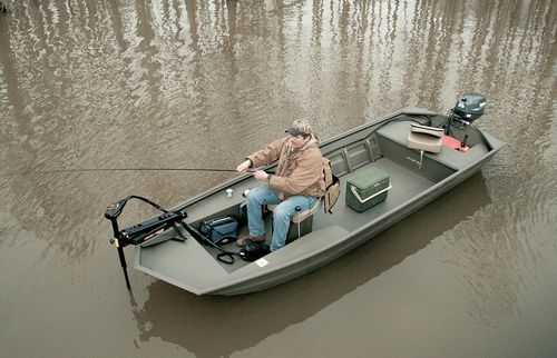 Jon boat com motor de popa - 542FS - War Eagle - de pesca esportiva