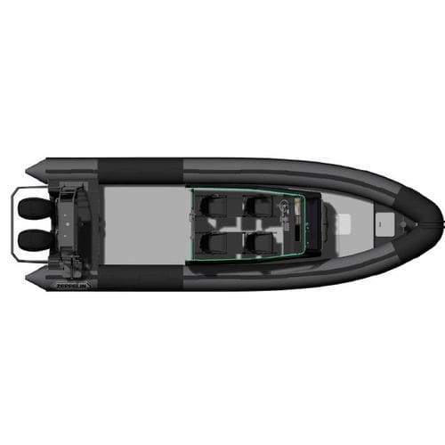 Barco profissional em alumínio - 1050 XV ALU - Zeppelin - barco-patrulha / barco salva-vidas / barco de trabalho