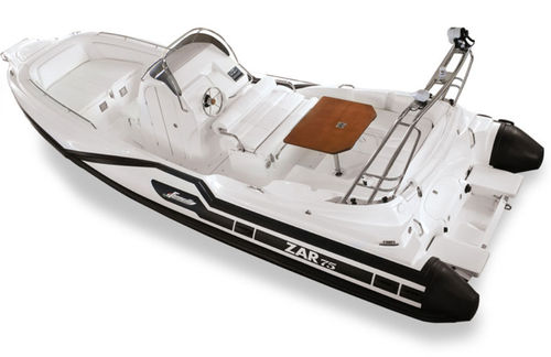 Barco inflável com motor de popa - 75 SUITE PLUS - Zar Formenti - semirrígido / open / com console central