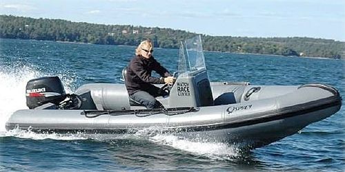 Barco inflável com motor de popa - 5.15 - Osprey - semirrígido / open / com console jockey