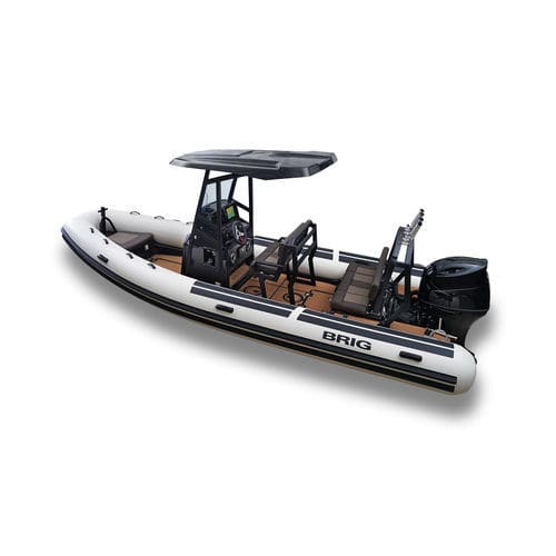 Barco inflável com motor de popa - Navigator 22 - Brig - semirrígido / open / com console central