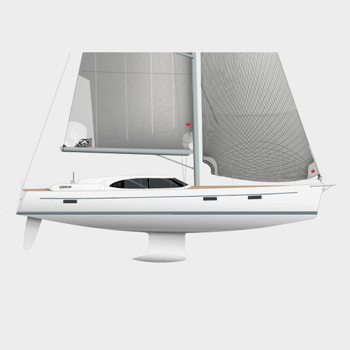Iate à vela de cruzeiro - 570 DS - Nordship - 4 cabines / com deck saloon / com gurupés