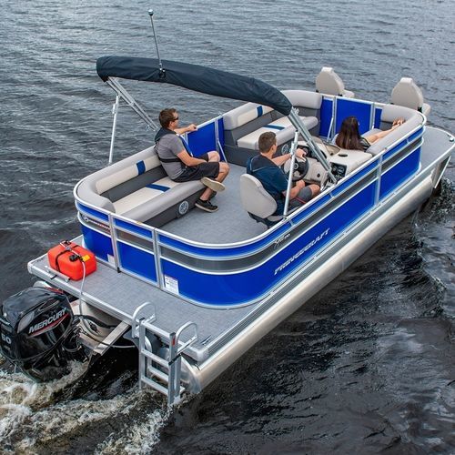Pontoon boat com motor de popa - JAZZ 210-2S - Bateaux Princecraft - open / com console lateral / de pesca