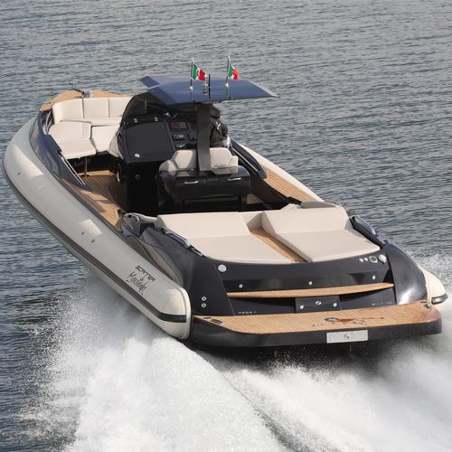 Barco inflável com motor de centro - ENVY 1100 TT - SCANNER - semirrígido / com console central / open
