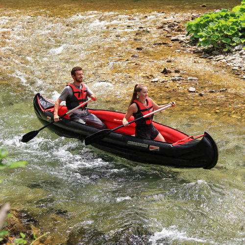 Canoa inflável - ADVENTURE - Grabner GMBH, Austria - multiusos / canadense / de 3 lugares