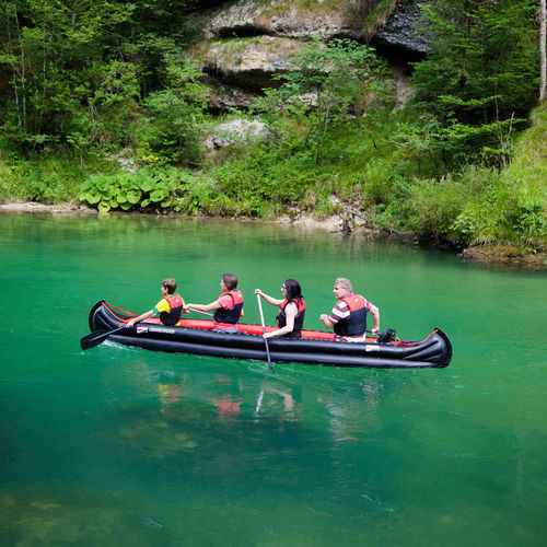 Canoa inflável - ADVENTURE SL - Grabner GMBH, Austria - multiusos / de 4 lugares / vermelha