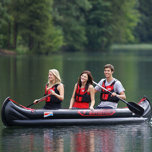 Canoa inflável - ADVENTURE - Grabner GMBH, Austria - multiusos / canadense / de 3 lugares