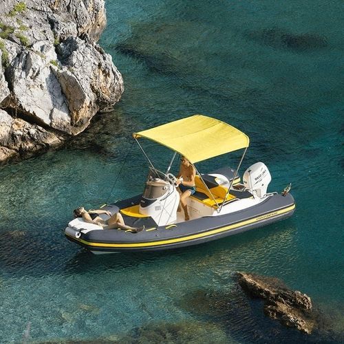 Barco inflável com motor de popa - COASTER 520  - Joker Boat - semirrígido / open / com console lateral