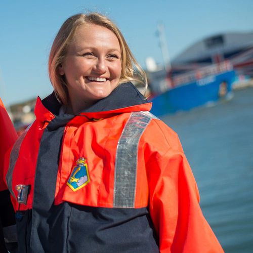 Jaqueta para uso profissional - Sea Explorer Level 100 - Seasafe Systems Ltd - impermeável / respirável / com colete autoinflável incorporado