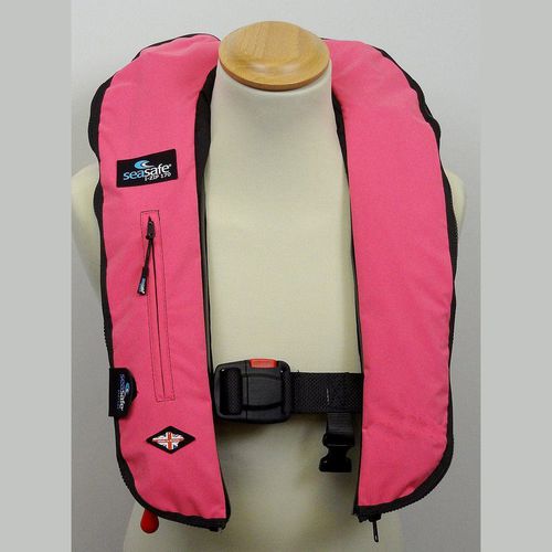Colete salva-vidas inflável - I-Zip – Hot Pink - Seasafe Systems Ltd - 170 N / ISO 12402-3 / ISO 12401