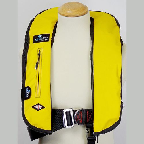 Colete salva-vidas inflável - I-Zip Life - Soft Yellow - Seasafe Systems Ltd - 170 N / ISO 12402-3 / ISO 12401