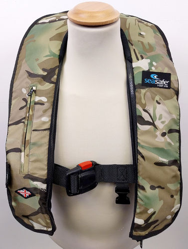 Colete salva-vidas inflável - I-Zip – Multi-Terrain - Seasafe Systems Ltd - 170 N / ISO 12402-3 / unissexo