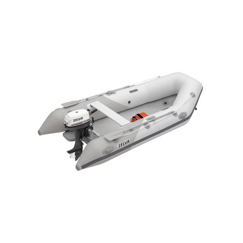 Barco inflável com motor de popa - T 350 VIB - Selva Marine - Ribs - dobrável / open / máx. 5 pessoas