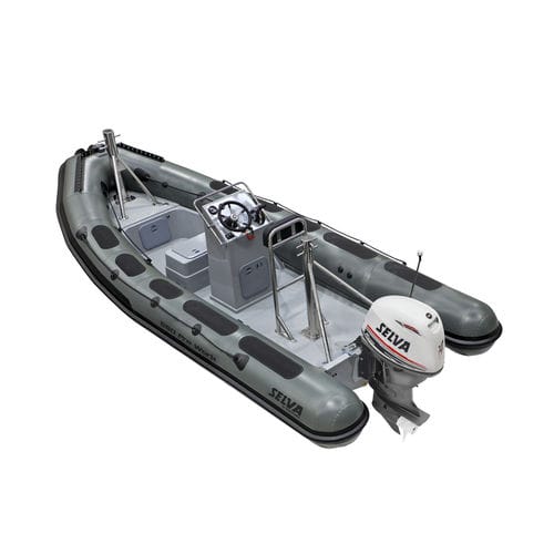 Barco profissional barco de trabalho - 560 PRO - Selva Marine - Ribs - com motor de popa / com casco rígido