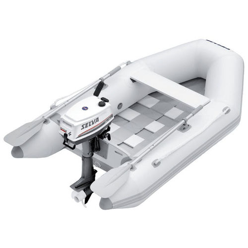 Barco inflável com motor de popa - T 230 RL - Selva Marine - Ribs - dobrável / open / máx. 3 pessoas