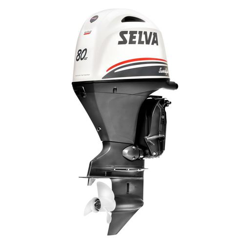 Motor de popa - SWORDFISH 80XS E.F.I. - Selva Outboard Motors - a gasolina / para barco profissional / refrigerado a água