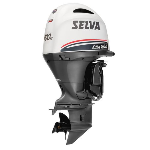 Motor de popa - KILLER WHALE 100XS E.F.I. - Selva Outboard Motors - a gasolina / para barco profissional / refrigerado a água
