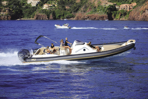 Barco inflável com motor de popa - Prince 38 CC - Nuova Jolly - bimotor / semirrígido / com console central