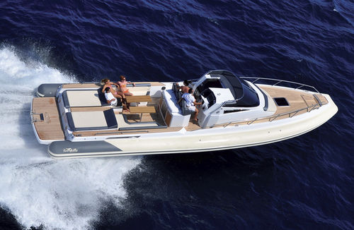 Barco inflável com motor de centro - Prince 43 luxury - Nuova Jolly - bimotor / semirrígido / com console central