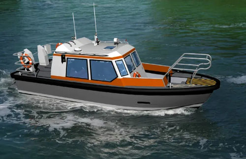 Barco profissional barco para transporte de tripulação - SURFER 100 - Chantiers Allais - com motor de centro / em alumínio