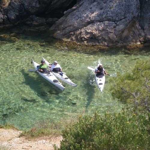 Caiaque de turismo esportivo - KITIWEC - Plasmor - oceânico / para adulto / individual