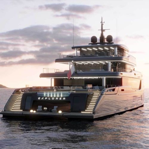Megaiate de cruzeiro - 50M Sunreef Explorer - Sunreef Yachts - trawler / com casa de leme elevada / com piscina