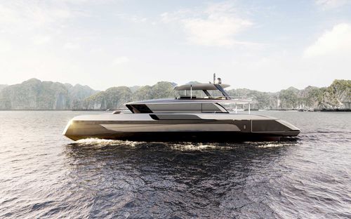 Iate a motor de cruzeiro - Ultima 88 - Sunreef Yachts - de alto desempenho / com flybridge / híbrido