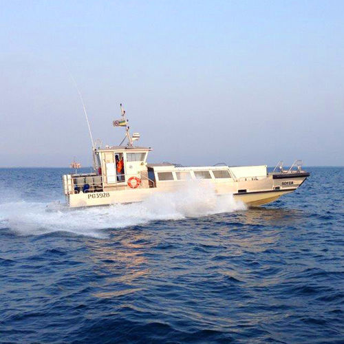 Barco profissional barco de desembarque - SOFIA - Chantier Naval Delavergne - com motor de centro / em alumínio / com casco rígido