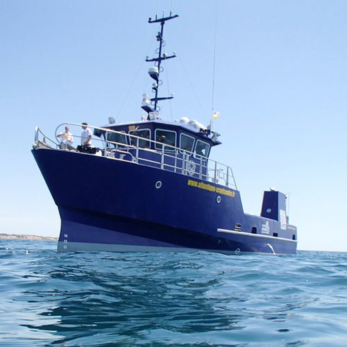 Barco profissional barco de trabalho - MINIPLON - Chantier Naval Delavergne - com motor de centro / em alumínio / com casco rígido
