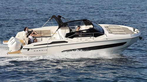 Lancha Express Cruiser com motor de popa - CS10-S - Karnic - bimotor / open / máx. 14 pessoas