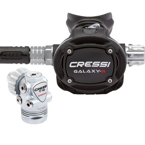 Regulador de mergulho kit primeiro e segundo estágio - T10 - Cressi-Sub - DIN / para águas frias / de membrana