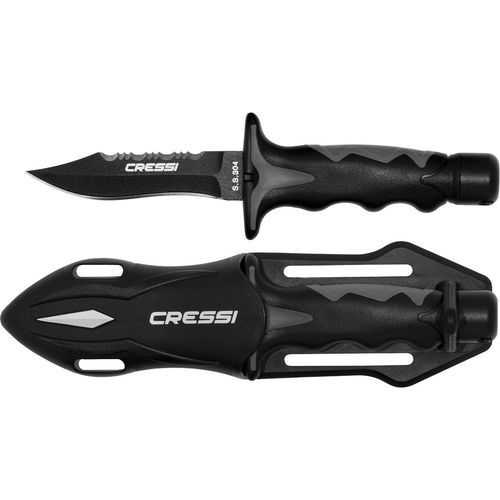 Faca de mergulho - Predator - Cressi-Sub - de pesca / com lâmina de corte duplo