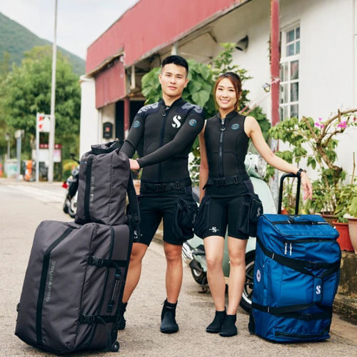Bermuda para esportes aquáticos - Hybrid Cargo - Scubapro - de homem / de neoprene