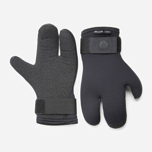 Luvas para mergulho profissional - BLACK LINE 5 - Poseidon - de neoprene / com 3 dedos