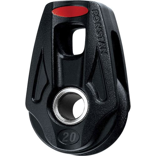 Moitão simples - RF25109 - Ronstan - de retorno / com fixação têxtil / de mancal liso