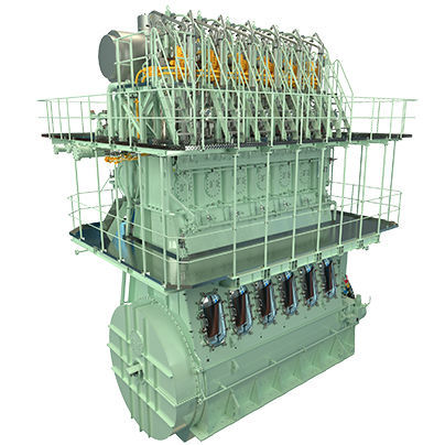 Motor de centro - ME-LGIP - MAN Energy Solutions - Marine - de propulsão / bicombustível / para navio