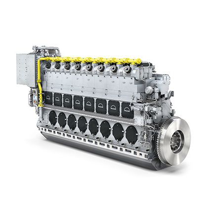 Motor de centro - L+V51/60DF - MAN Energy Solutions - Marine - de propulsão / a diesel / a gás