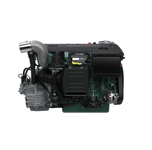 Motor de centro - D4 series - Volvo Penta - a diesel / para embarcação de recreio / turbo